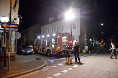 Wasserrohrbruch in Fellbach flutet Strassen und Keller - Anwohner dachten es regnet
